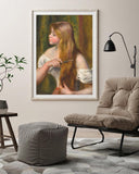 Pierre Auguste Renoir - Malerei des jungen Mädchens (La Toilette)