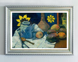 Paul Gauguin - Stillleben mit Teekanne und Früchten