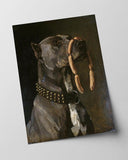 Wilhelm Trübner - Dogge mit Würsten