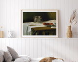 Wilhelm Trübner - Hund will Würstchen klauen