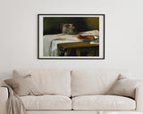 Wilhelm Trübner - Hund will Würstchen klauen